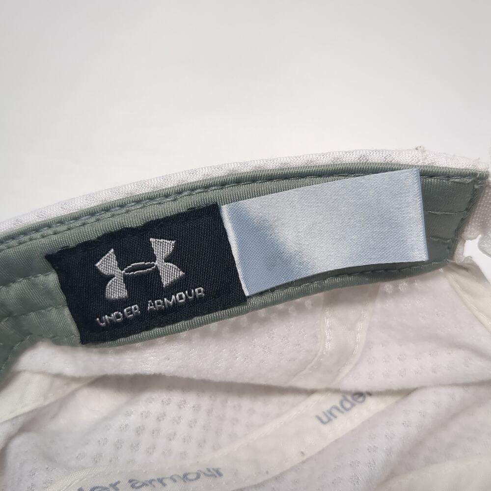 Under Armour Strapback Hat Solid White Embroidere… - image 8